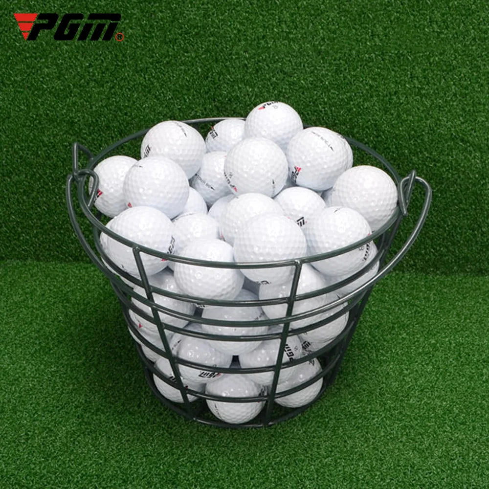 30 pcs  3 Layer Golf Balls with Mark Metal Storage Basket