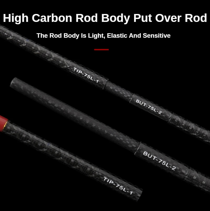 PURELURE SEABED Lightweight Long-Range Micro Bait All-Fuji Small Root Rod Spinning Casting Rod Bottom Probe Set Perch