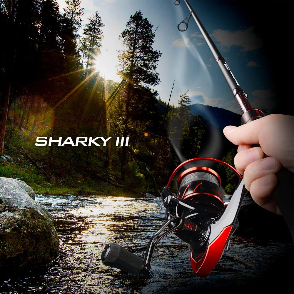 18KG Max Drag Spinning Reel 5.2:1 Durable Metal Body