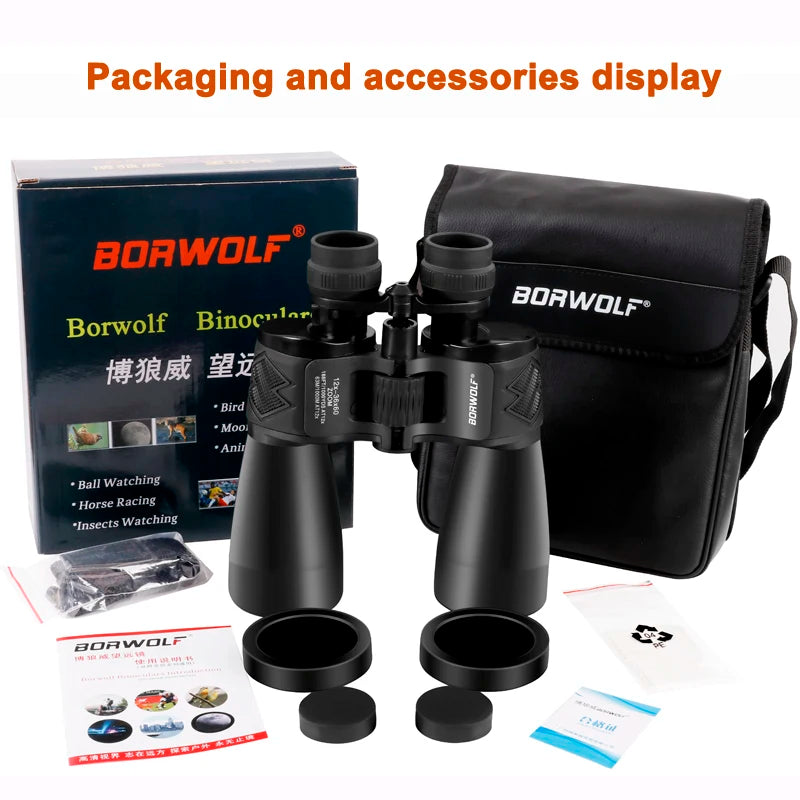 12-36X60 High Magnification  Zoom Binoculars  Night Vision