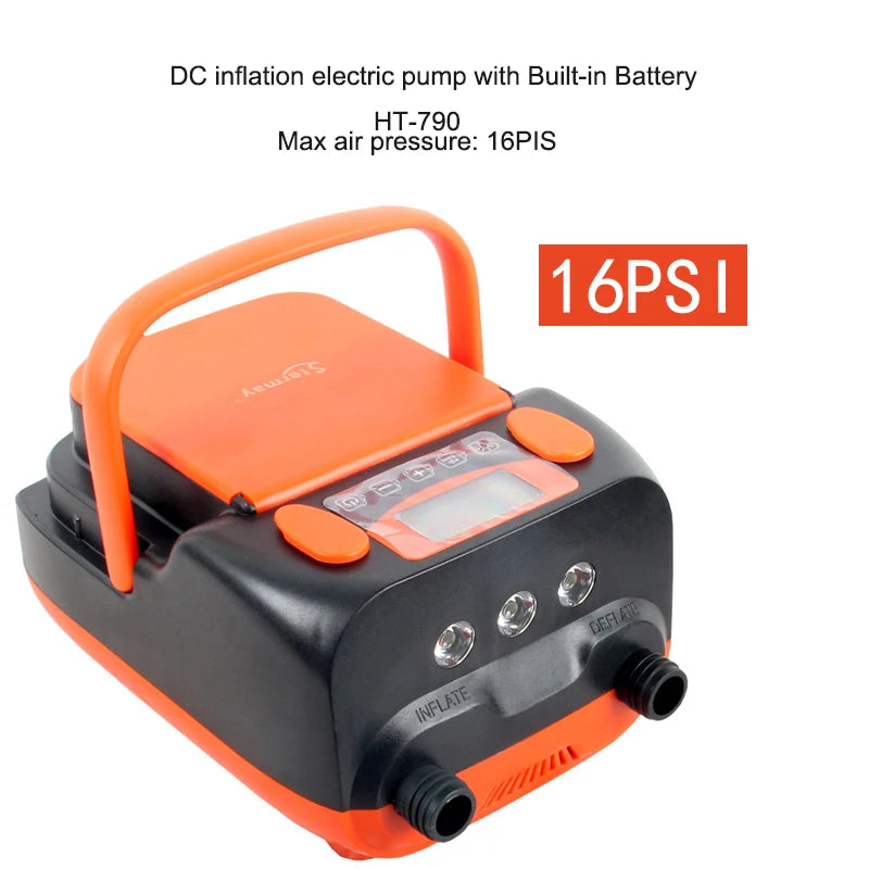 high pressure DC12V  electric air pump built in battery