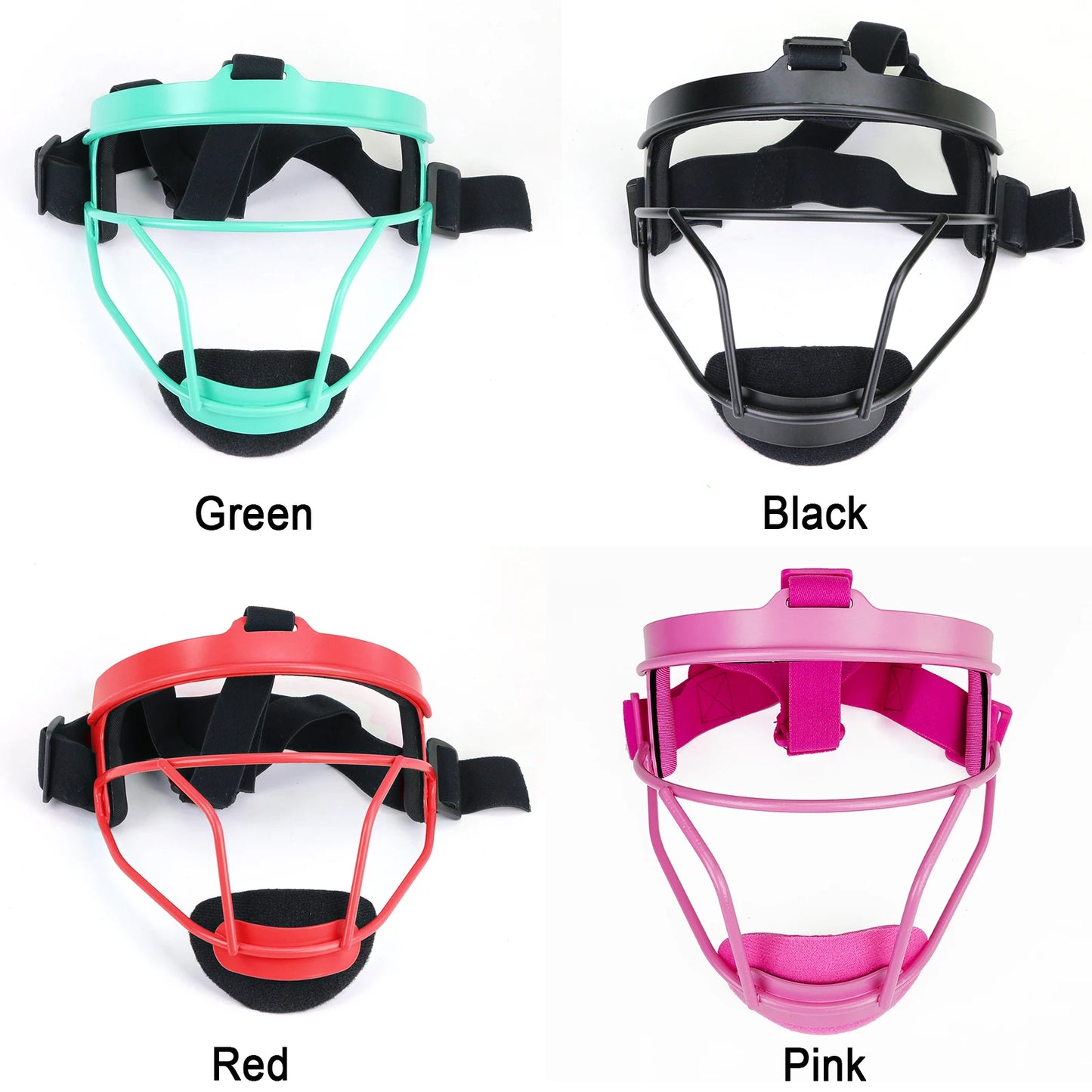 Defense Softball Fielder's Mask Softball Visor Face Mask Baseball Lightweight Protective Sport Equipment For Adluts&Youth