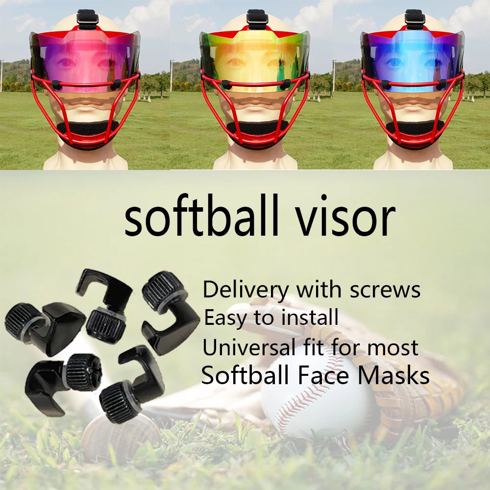 Softball Face Mask Softball Face Guard Softball Protective Gear Defensive Masks in Gear Equipment