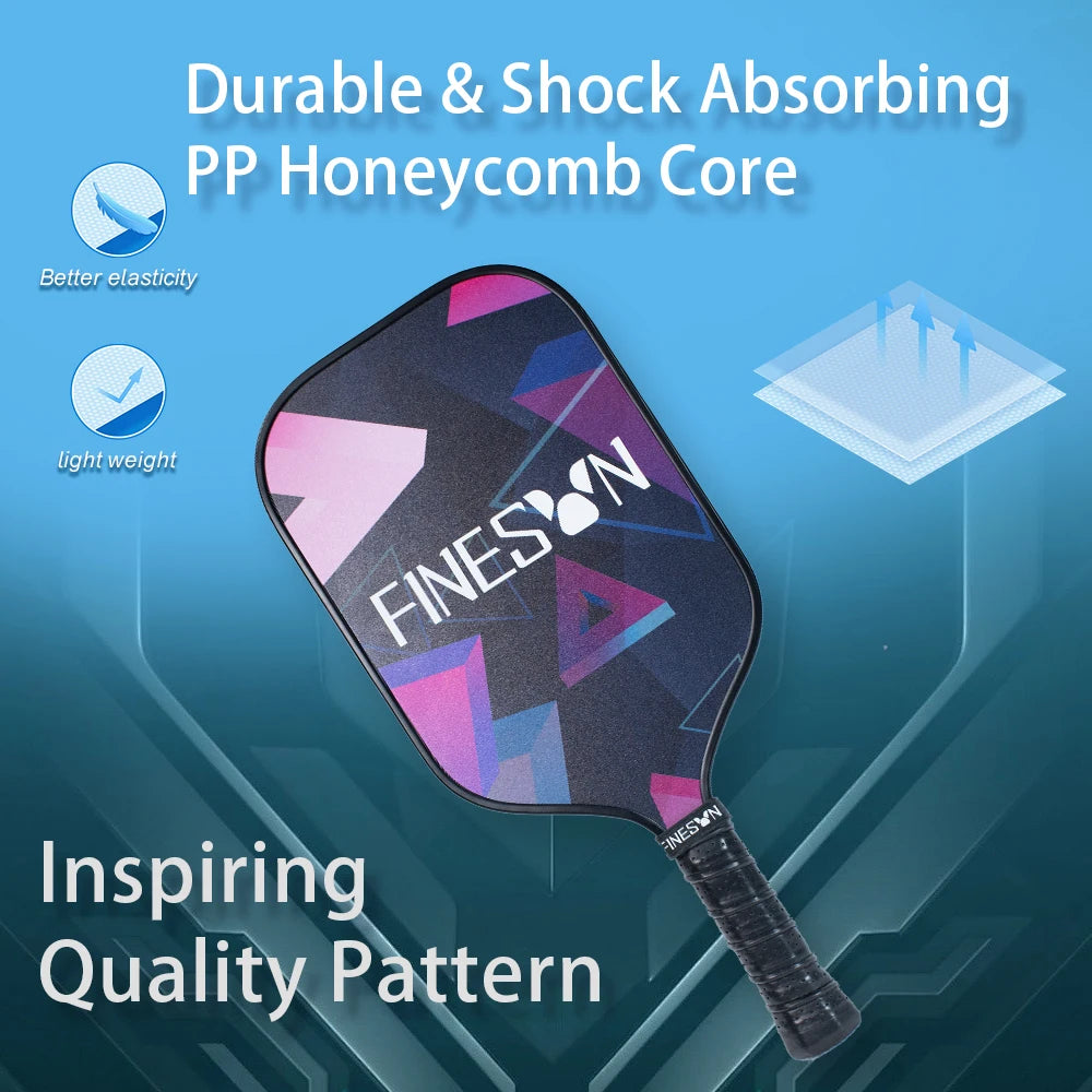 Pickleball Set with Pickleball Paddles Large Sweet Spot PP Honeycomb Core