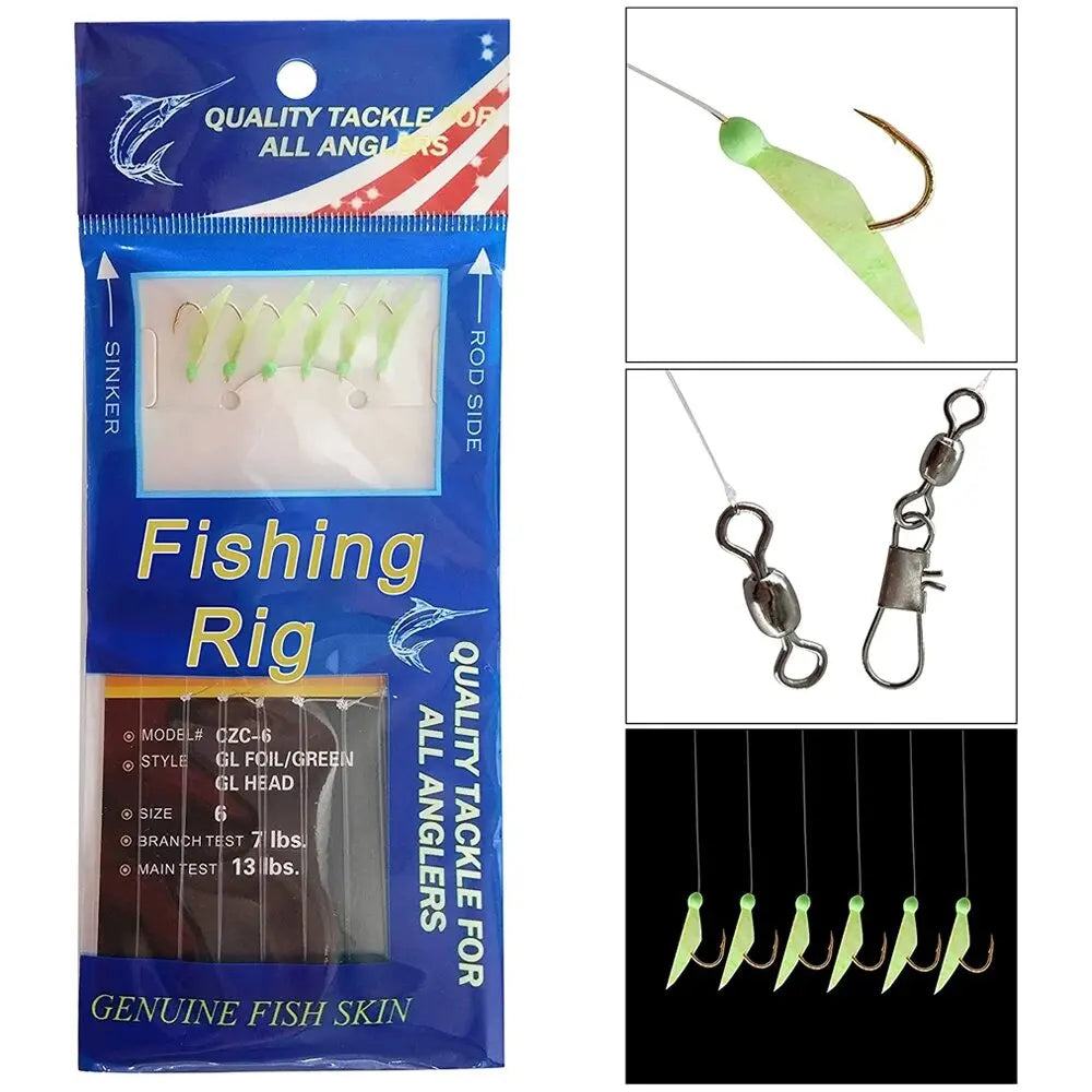 200Packs Fishing Lure Rigs Bait Jigs Hooks Fishing  Rigs