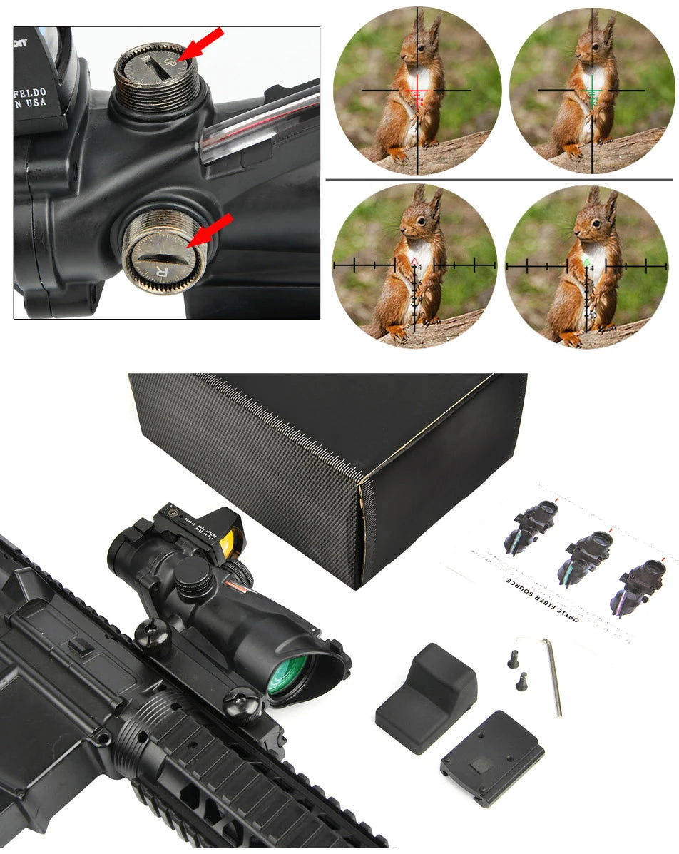 Red Dot Tactical Optical Scope