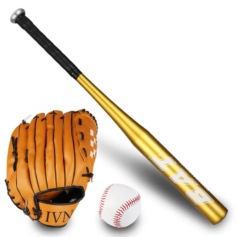 Children and Teenagers All Aluminum Alloy Baseball Bat Baseball Gloves Baseball Three in One Set Bag