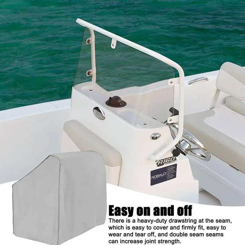 Boat Cover Yacht Boat Center Console Cover Mat Waterproof Dustproof Anti-Uv Keep Dry Boat Accessories