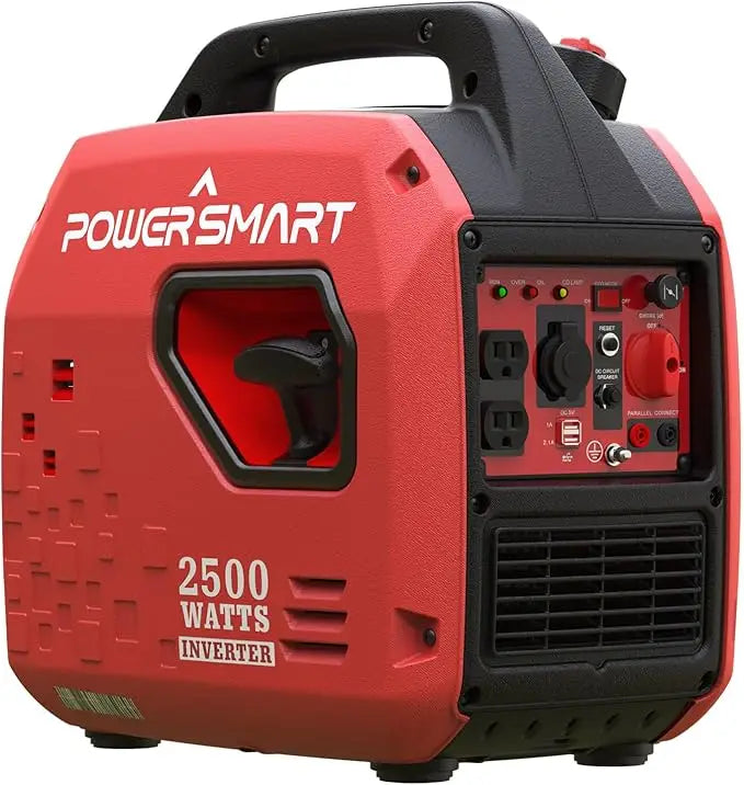 Super Quiet Portable Inverter Generator with CO Sensor Electric Start Gas Powered