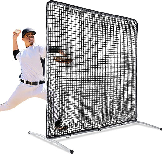 Softball Baseball Practice Net Hitting Pitching Backstop  7x7FT