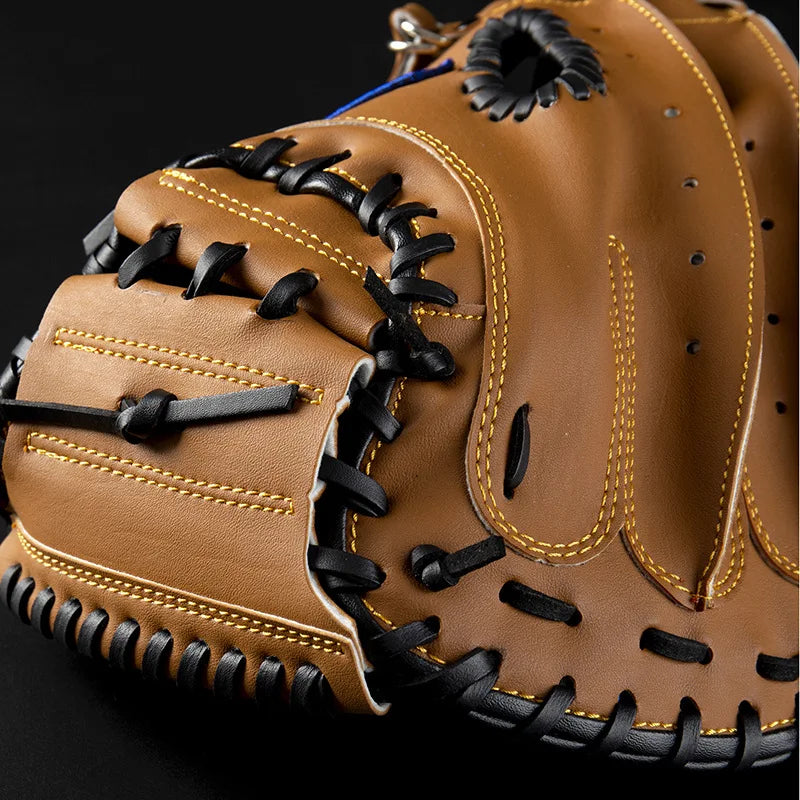 Professional Baseball Catcher Gloves 12.5 Inch Adults Outdoor Softball Training Gloves PVC Thicken Durable Baseball Gloves