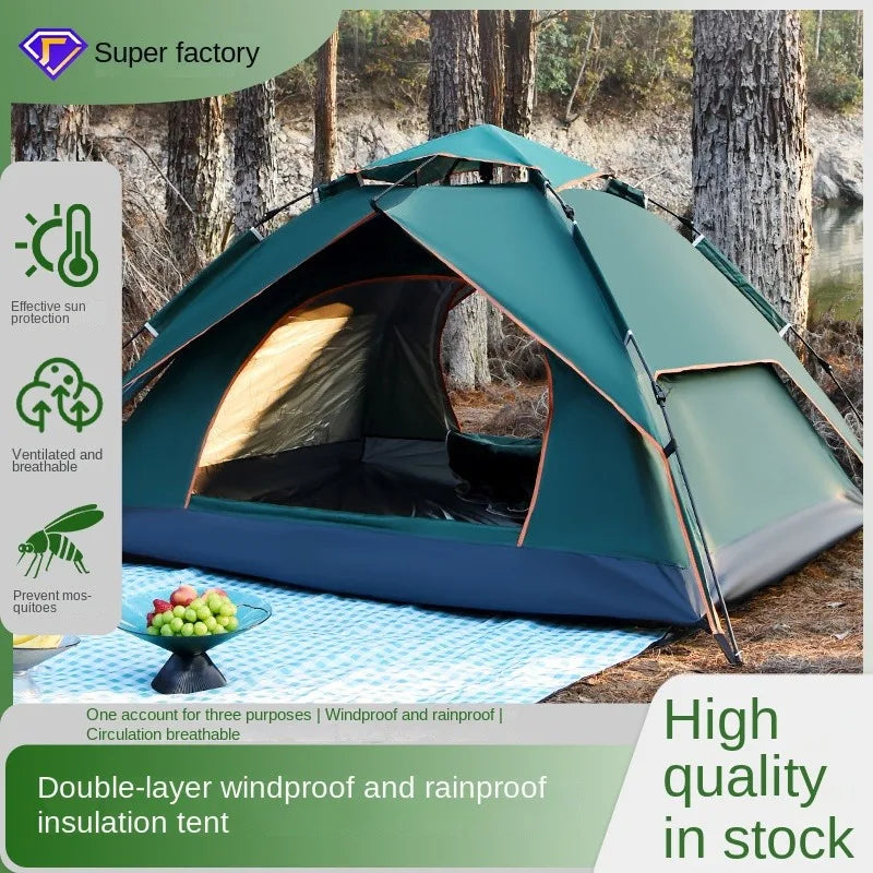 Camping Tent Lightweight Tent Windproof  3-4 person