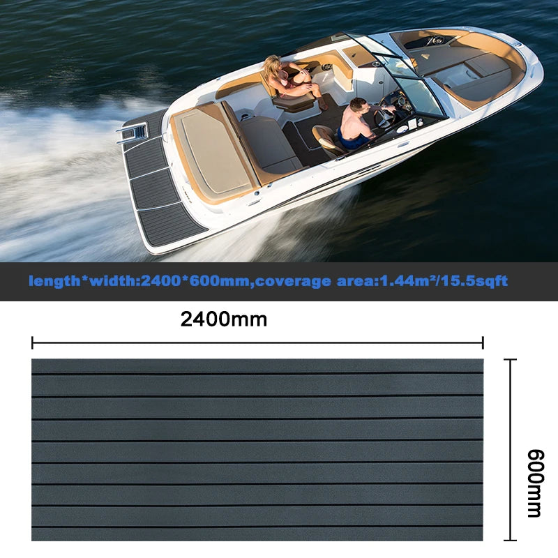 Teak Boat Deck Mat Sheet Marine Floor Waterproof