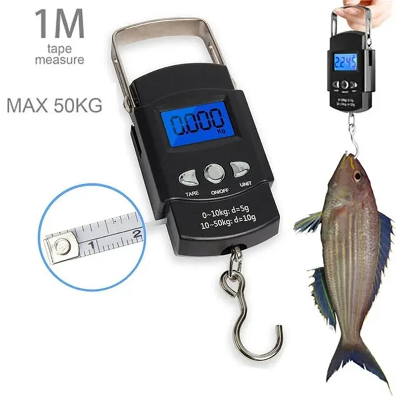 Hand Lcd Electronic Digital Scale Hanging Hook