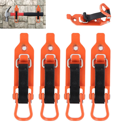 4Pcs Quick Fist Clamp for Mounting Tool Equipment Auto Wall Mounting Bracket Car Trailer RV Boat Home Accessories Shovel Bracket