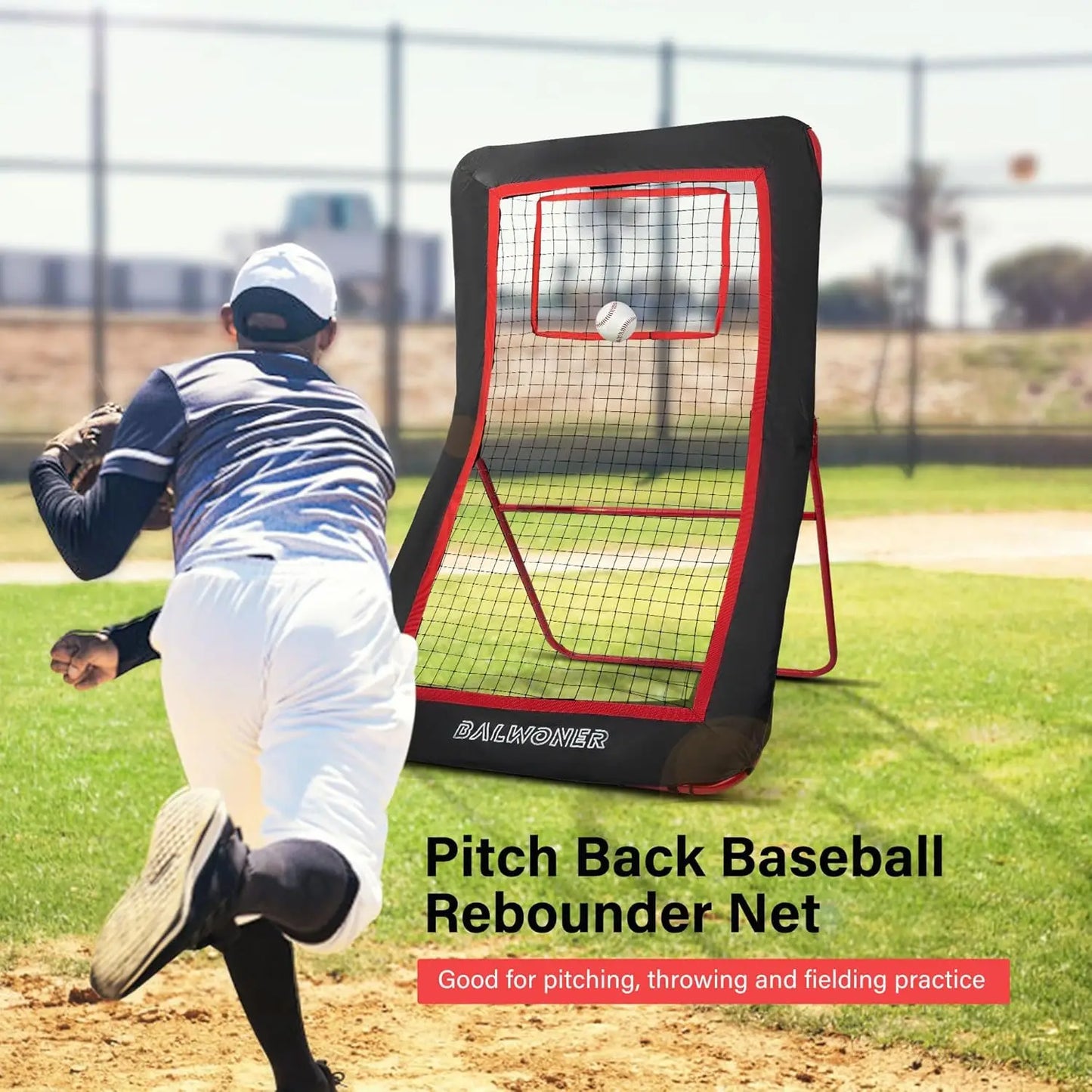 4 x 7 ft  Pitch Back Baseball Strike Zone