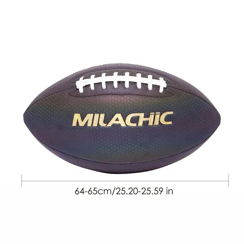 Reflective American Football Luminous Wear-resistant Training Ball Adult Football Custom Rugby Colourful rugby supplies