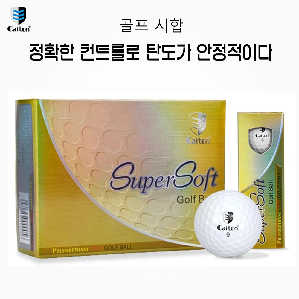 Caiton 12pcs Crystal Golf Balls - 2/3/4/5-Layer and Low Resist - Soft and Stable for All Golfers - USGA R&A Cert