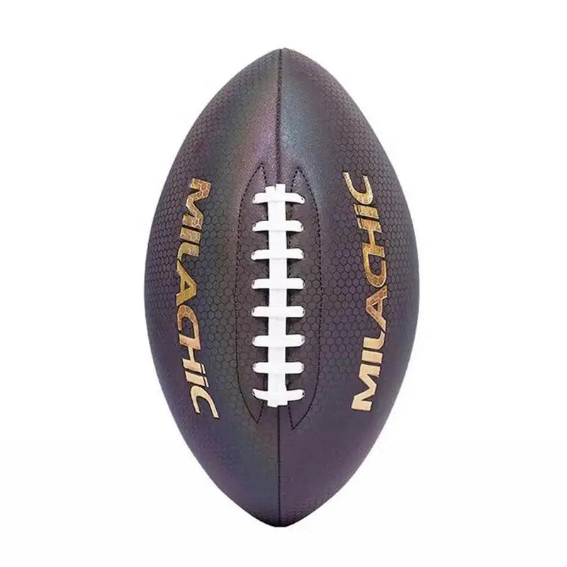 Reflective American Football Luminous Wear-resistant Training Ball Adult Football Custom Rugby Colourful rugby supplies