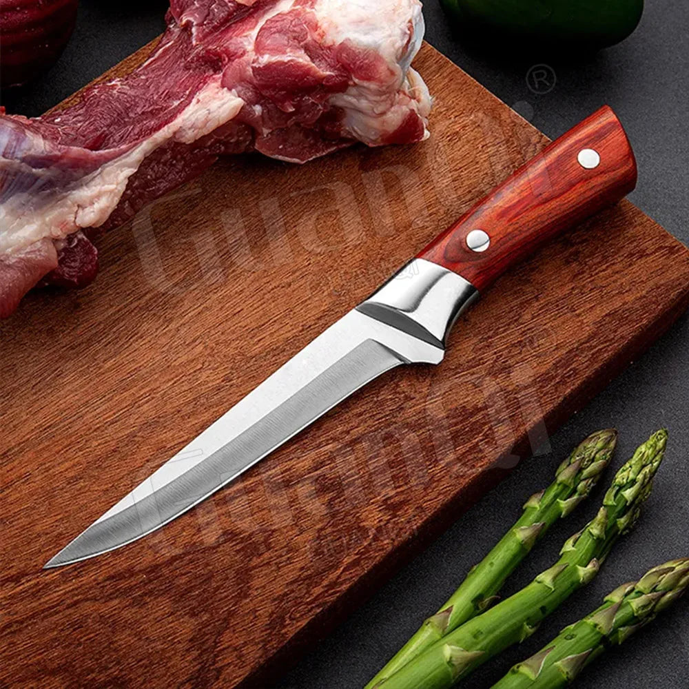 Forged Boning Knife Fishing Hunting Stainless Steel Handmade