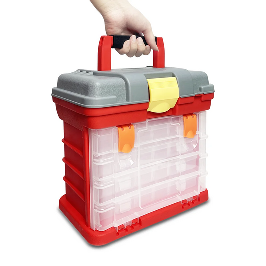 Storage box multifunctional 5 layers portable LUYA box sea fishing boat fishing tools fishing box LUYA bait box fishing tackle