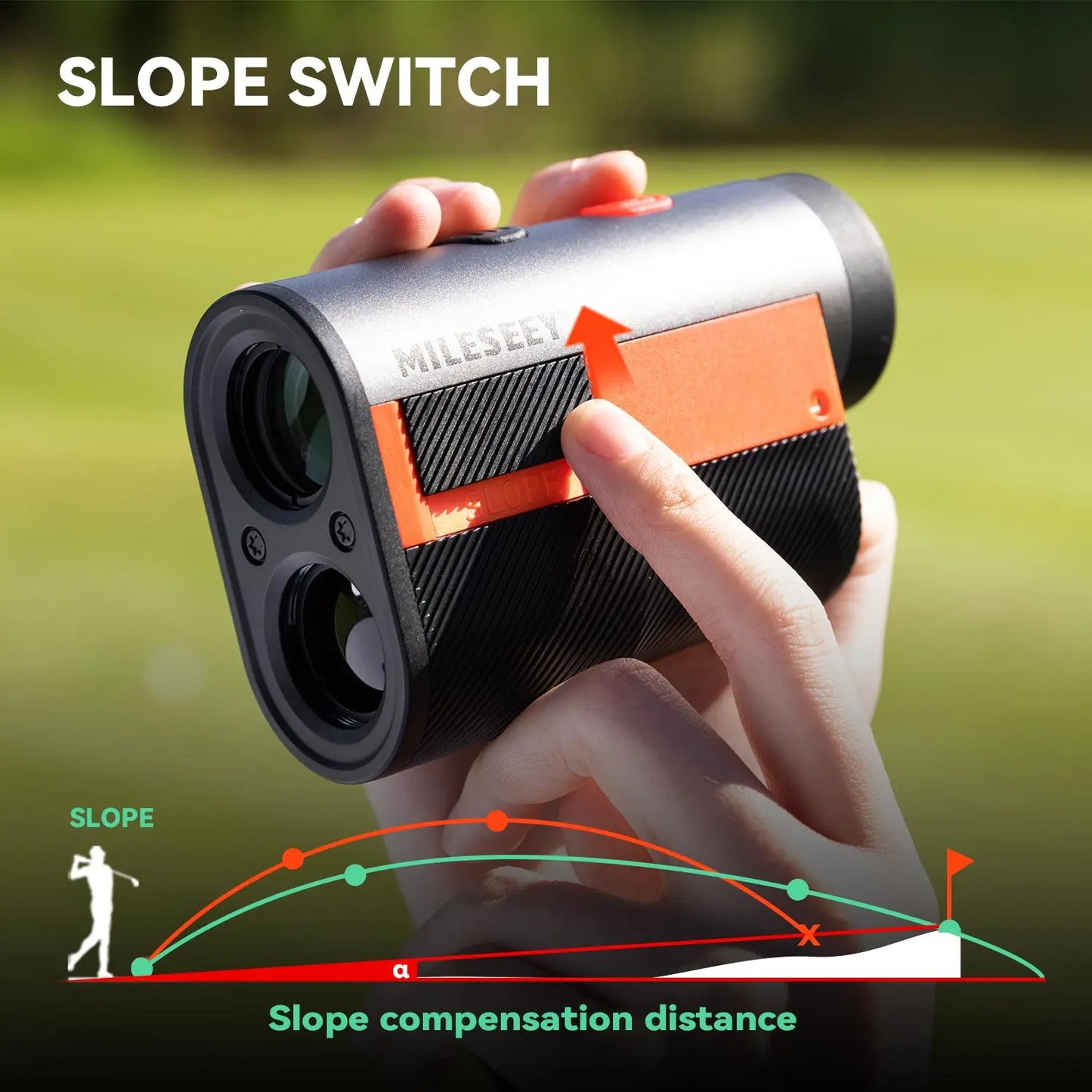 Golf Laser Rangefinder  600M   Slope Switch