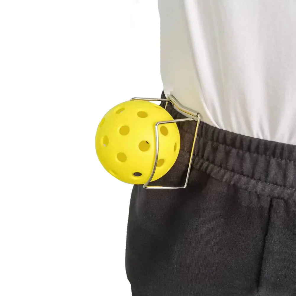 Pickleball holder,Waist Clip holder, Easy pick up and serve ball