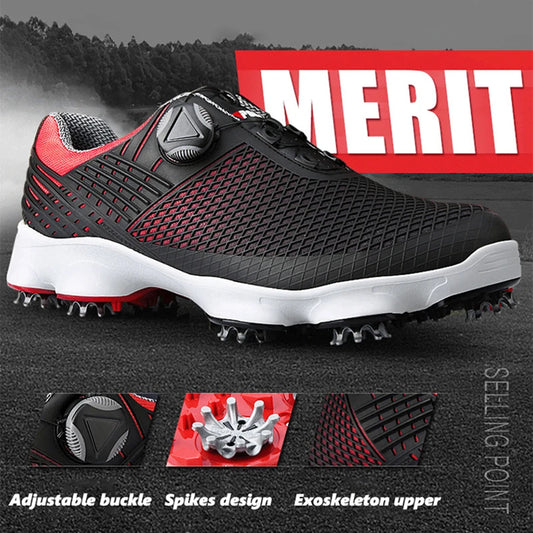 TaoBo PGM 2023 New Arrival Golf Shoes for Men Profession Footjoy Spikes Golfing Sneakers Waterproof  Anti Slip Walking Footwear