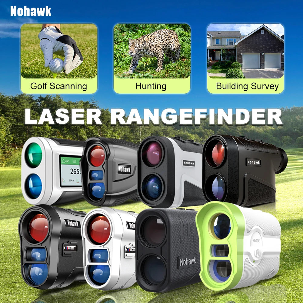 Golf Laser Rangefinder  Flag-Lock Slope Distance Meter