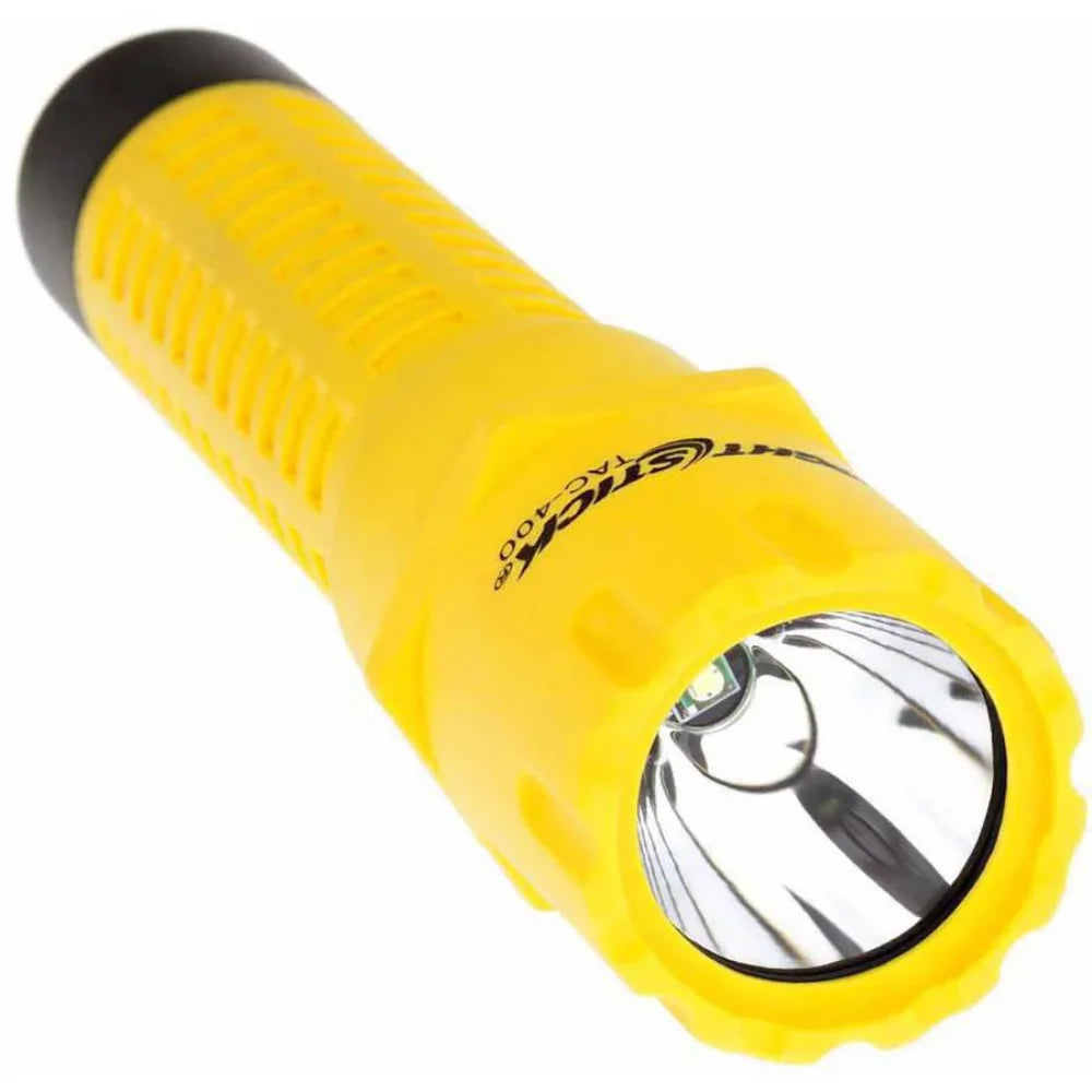 Polymer Tactical Flashlight-Rechargeable, 6.25", Yellow