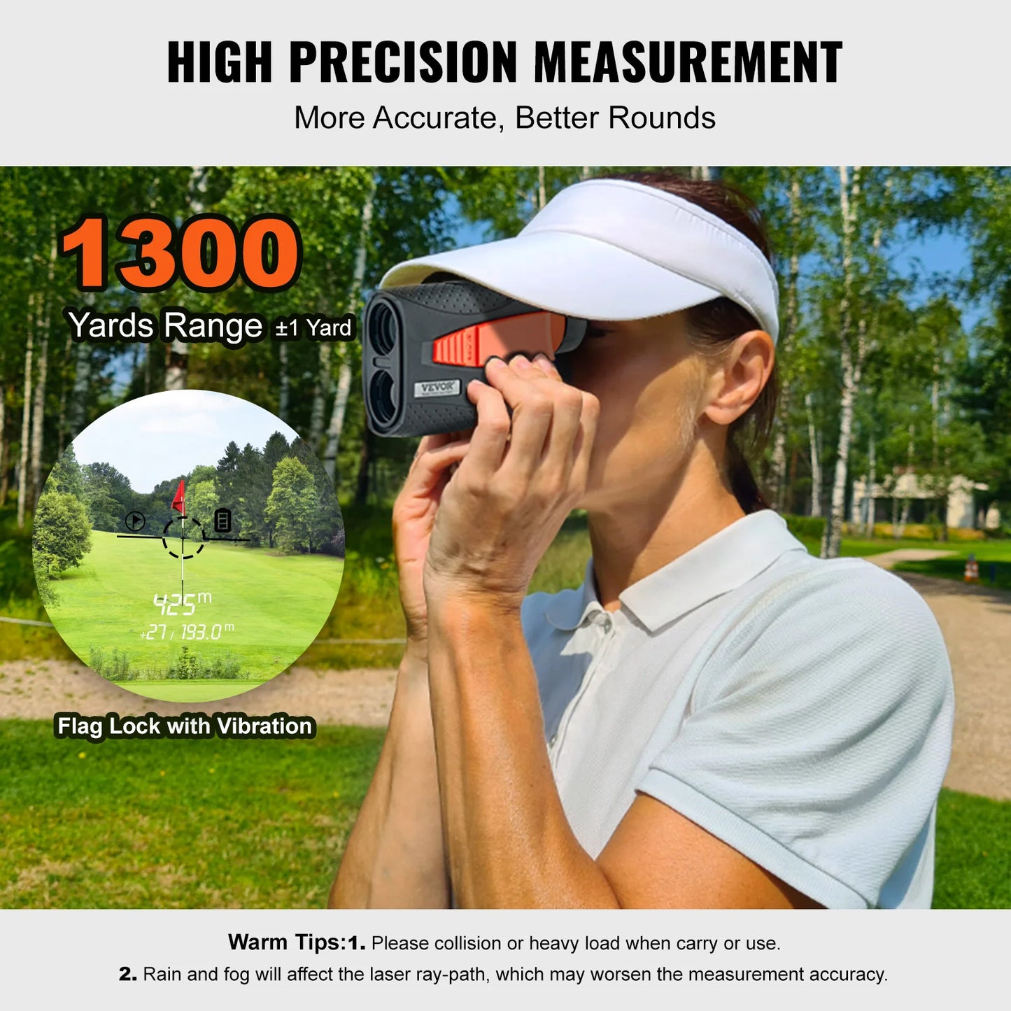 1300 Yards Golfing Range Finder