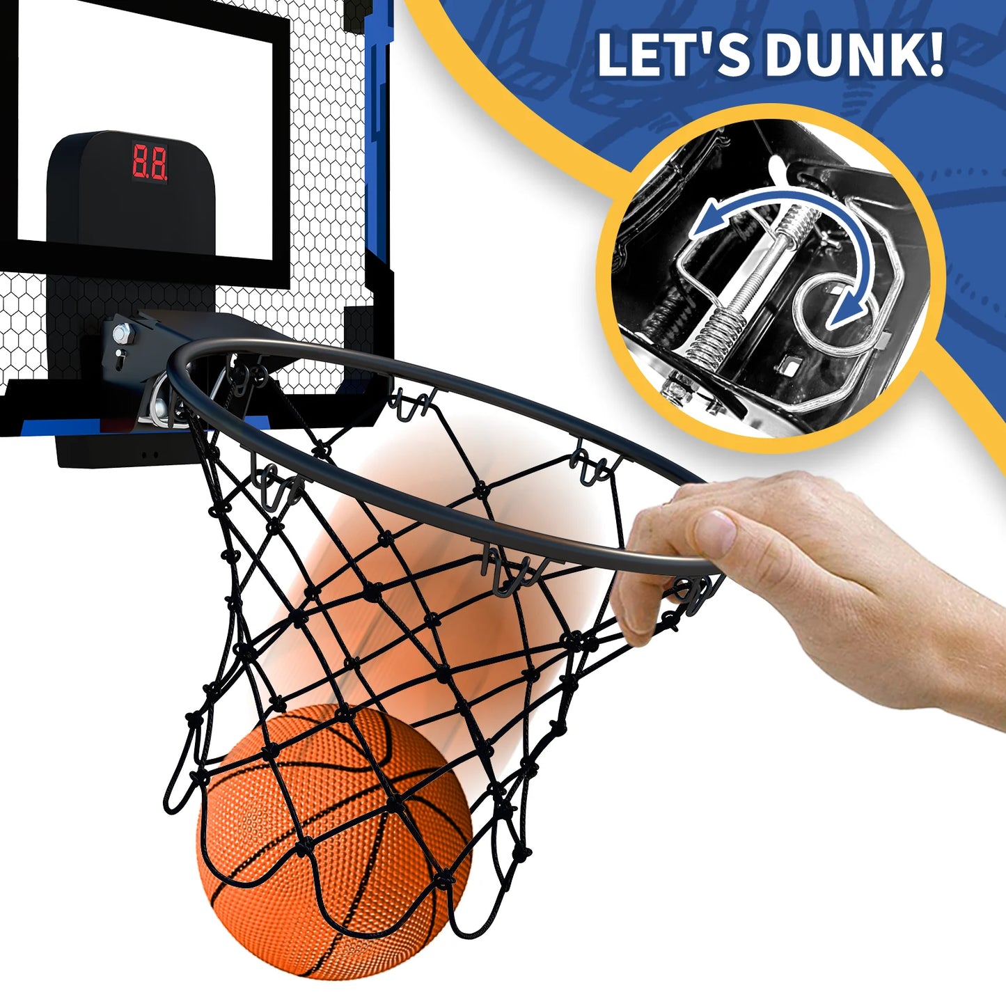 Wall Type Foldable Basketball Hoop