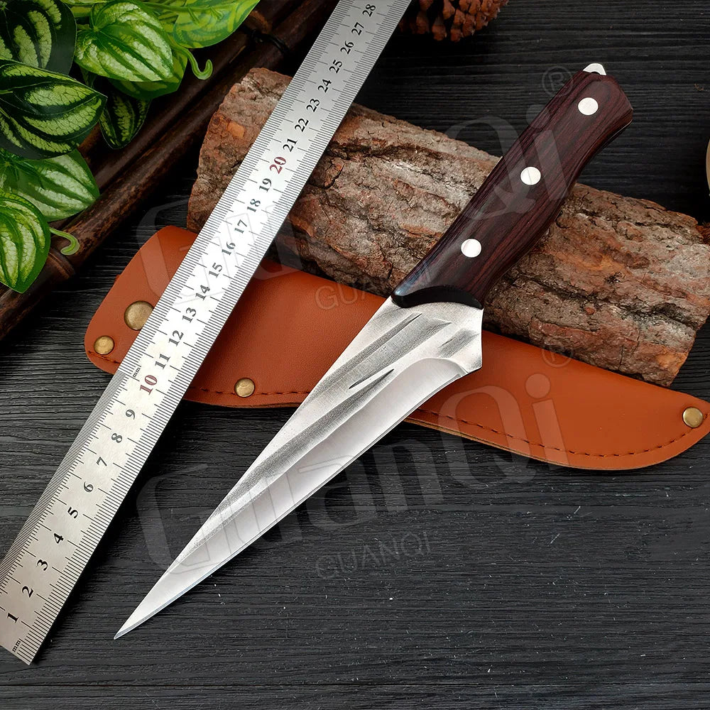 Forged Boning Knife Fishing Hunting Stainless Steel Handmade