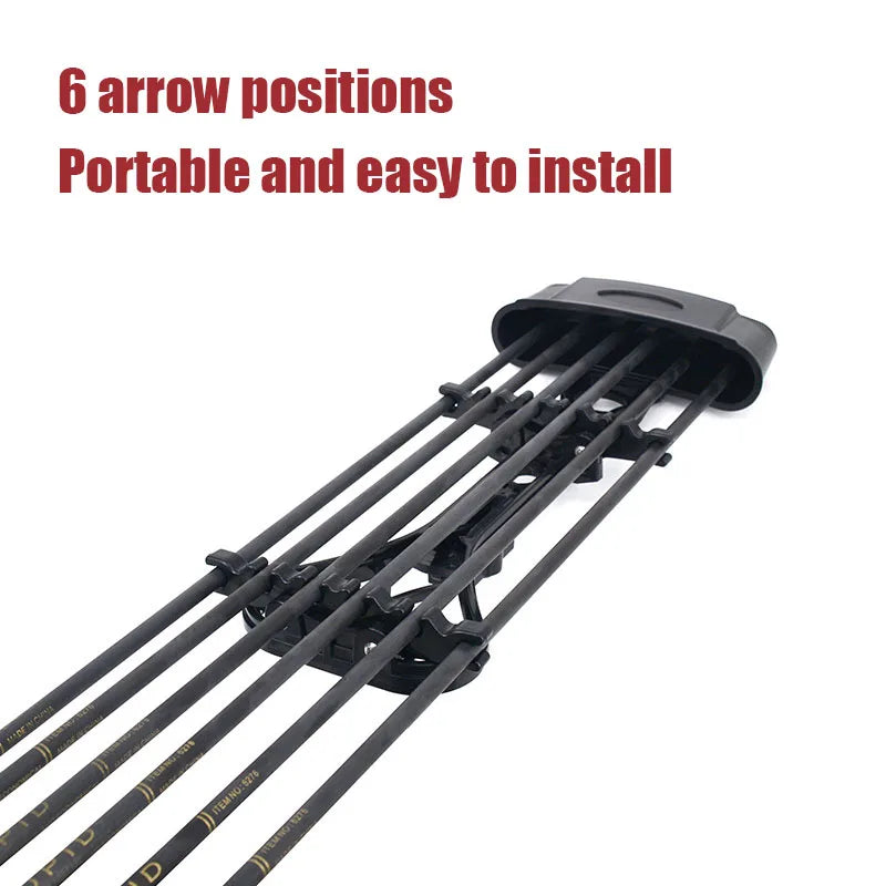 Archery Arrow Case Quick Release Compound Bow  6pcs