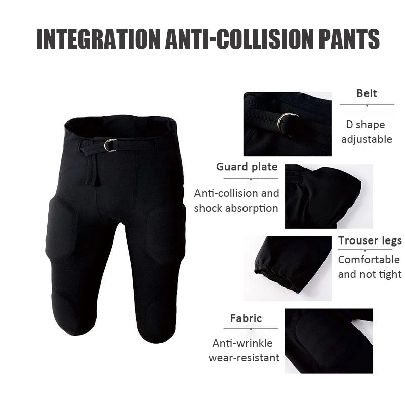 Sports Anti-Collision  American Football Pants Protective Gear