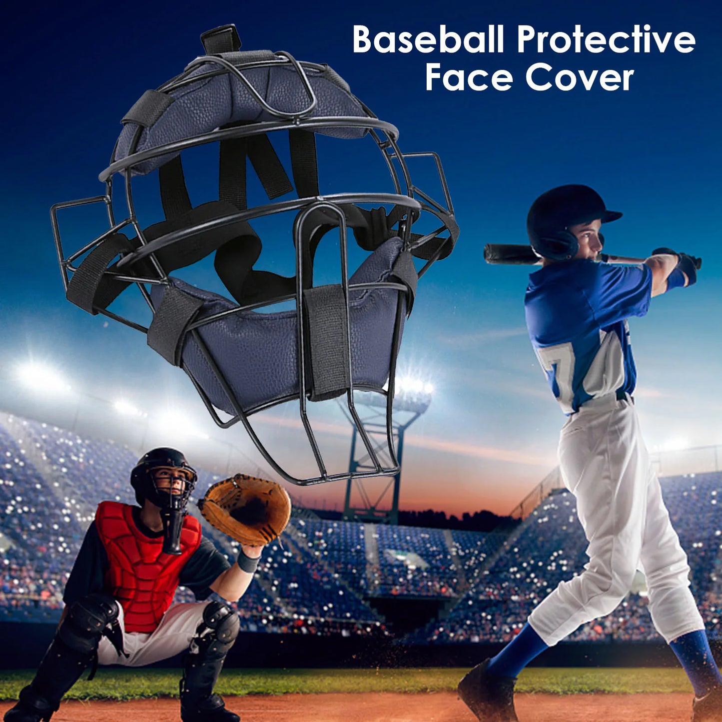 Baseball Protective Helmet  Face Mask Head Guards