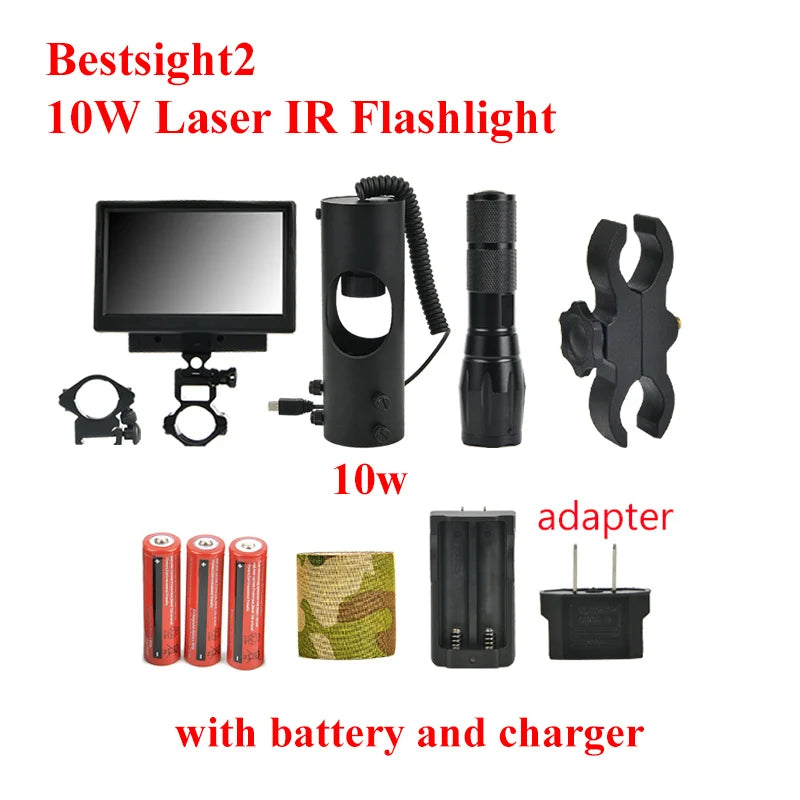 Night Vision Riflescope Hunting Scopes Infrared LED