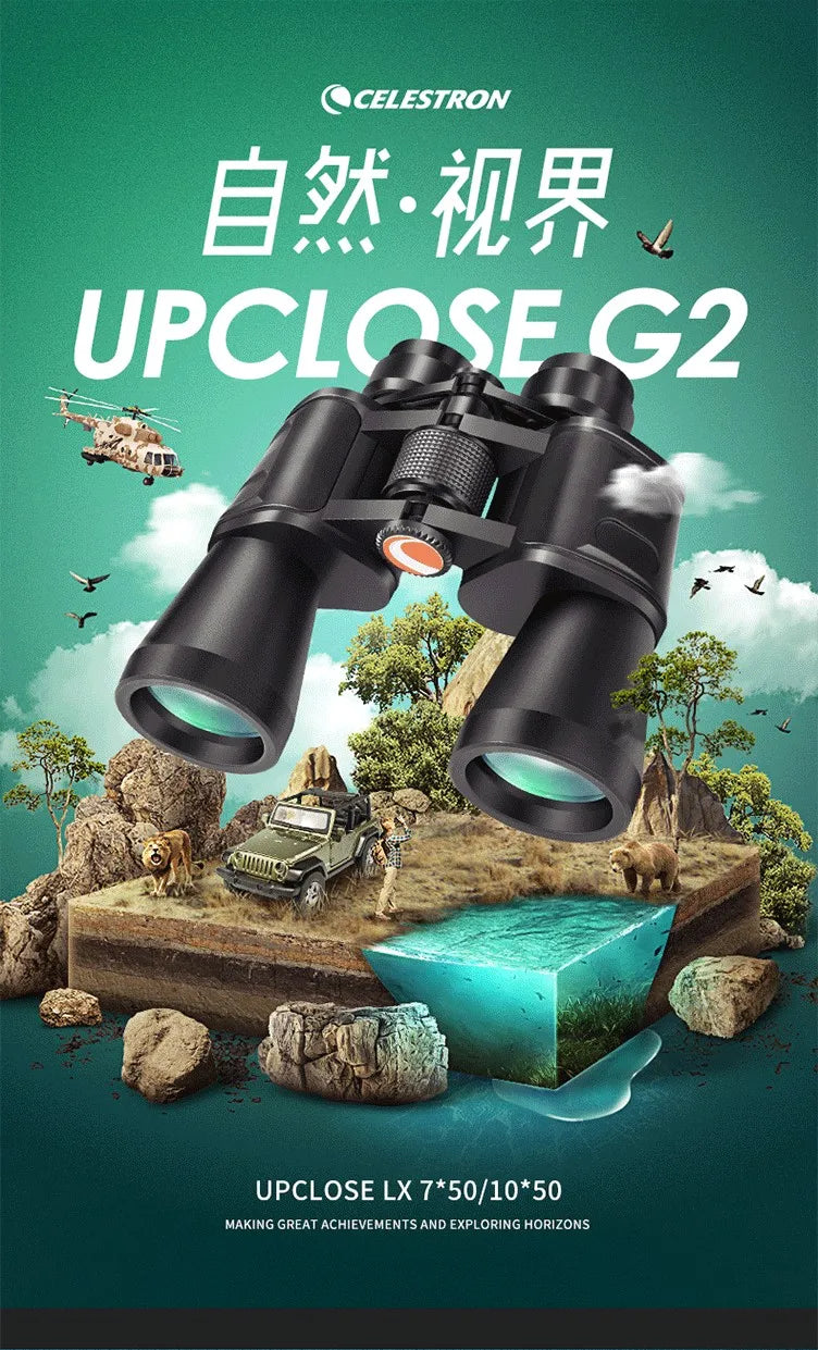 high-power binoculars HD low-light night vision