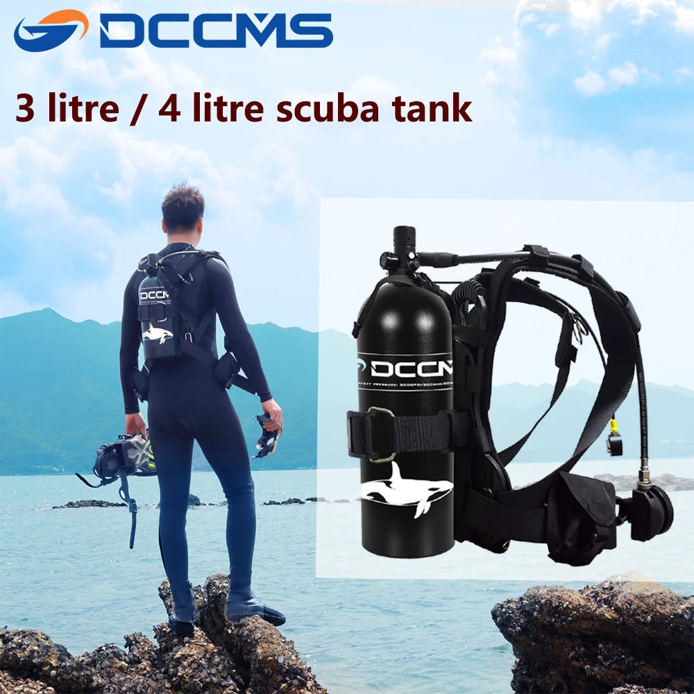 DCCMS Scuba Tanks Provide 40~50 Minutes Of Underwater Breathing Time Diving Equipment Snorkeling Equipment