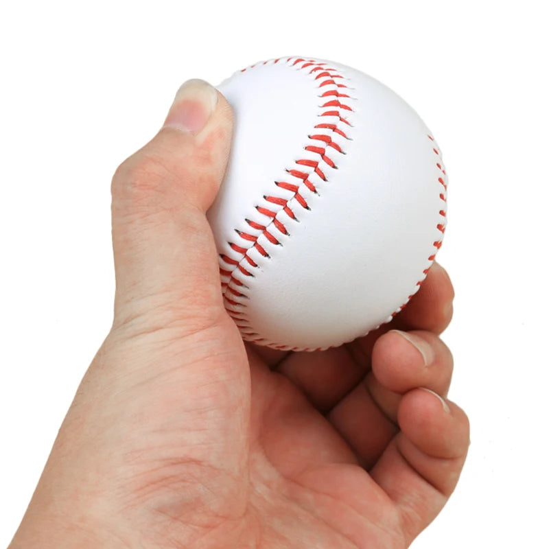 12 Pcs Nine inches Baseball Softball Hardball Training Balls Handmade Baseballs Hard&Soft Baseball Outdoor Practice Team Game