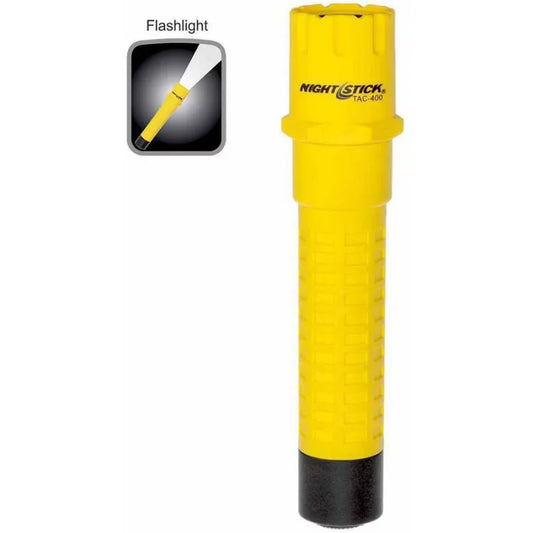 Polymer Tactical Flashlight-Rechargeable, 6.25", Yellow