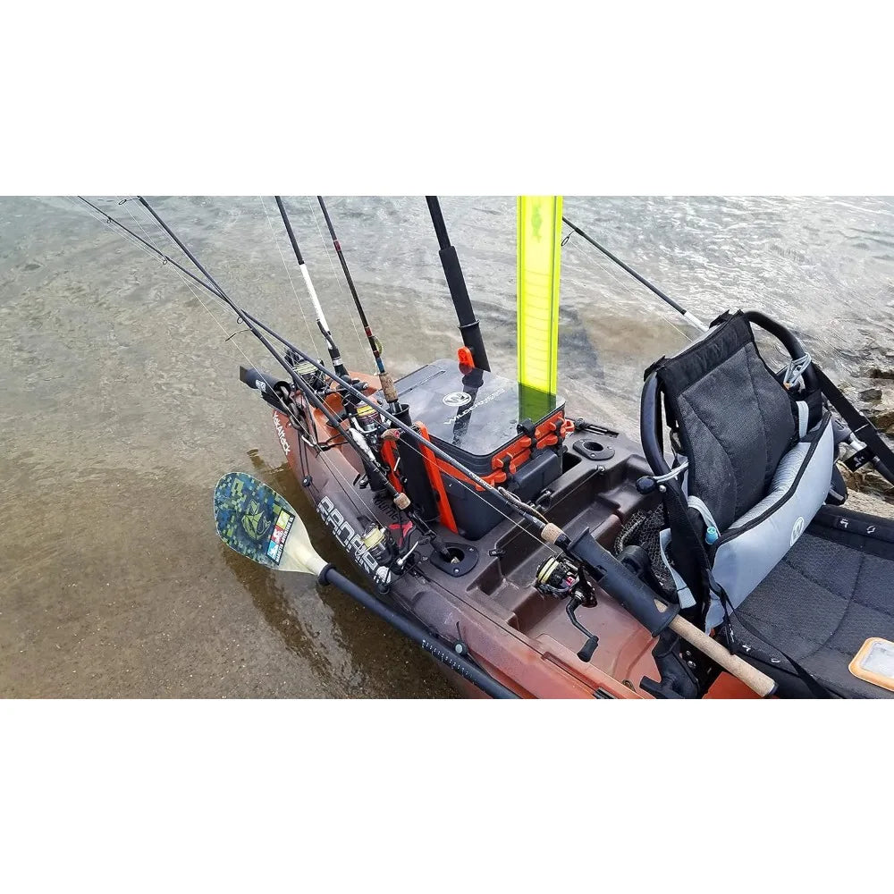 Camping Cooler 4 Rod Holders - Kayak and Boat Storage -