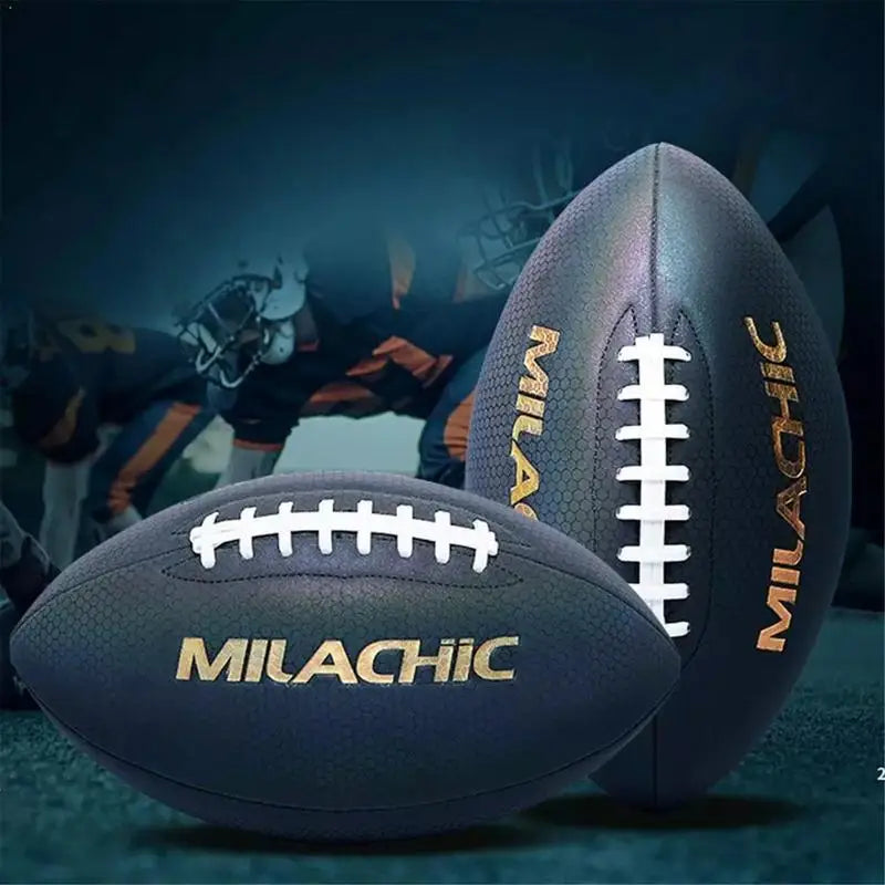 Reflective American Football Luminous Wear-resistant Training Ball Adult Football Custom Rugby Colourful rugby supplies