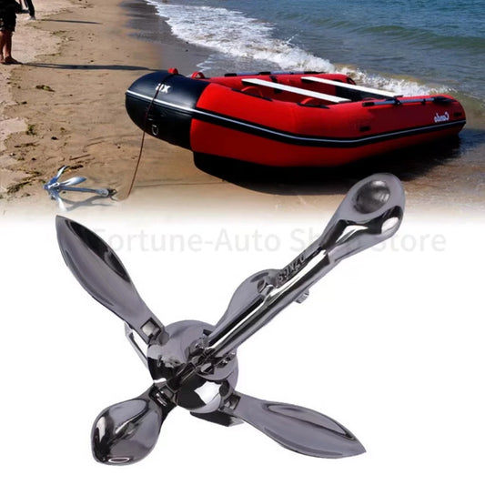 Stainless Steel Durable Inflatable Boat Metal Anchor For Dinghy