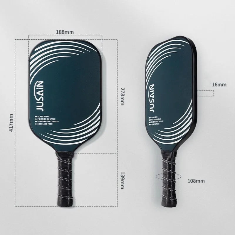 Pickle Ball Paddle Elongated Power Fiberglass Rackets