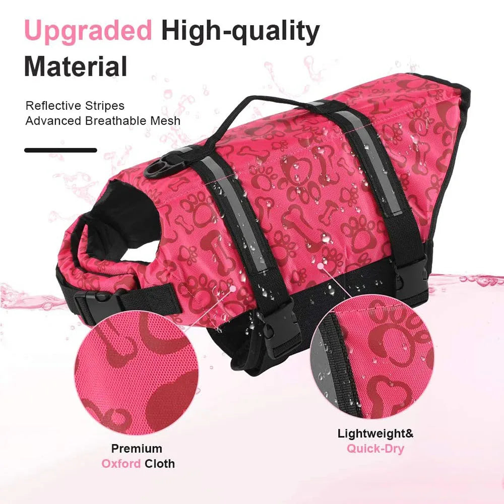 Dog Life Vest High Buoyancy Small Medium Large Dog