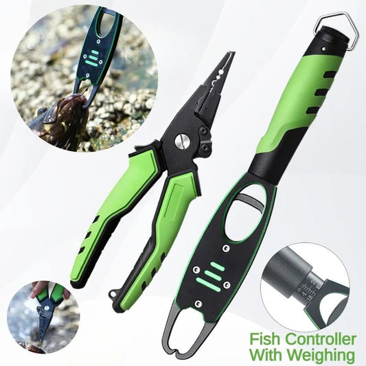 Fishing Plier Set  Aluminum Alloy Gripper Weight Scale