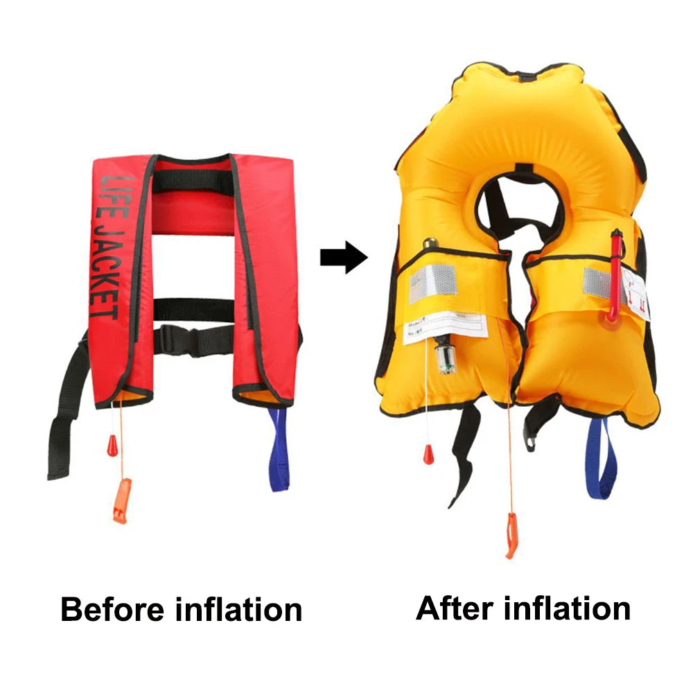 Automatic Inflatable Life Jacket Professional Swiming Fishing Life Vest for Children Water Sports Adult Life Vest for Fishing