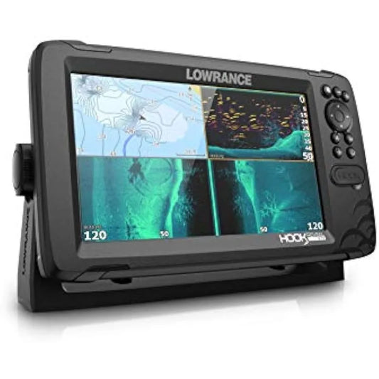 Hook Reveal 9 Fish Finder 9 Inch Screen Preloaded Map Options