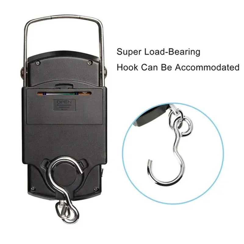 Hand Lcd Electronic Digital Scale Hanging Hook